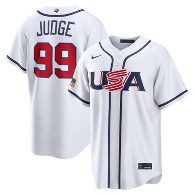 Men's Multi-Team MLB Nike Aaron Judge USA Baseball 2026 World Baseball Classic Home Stadium Jersey