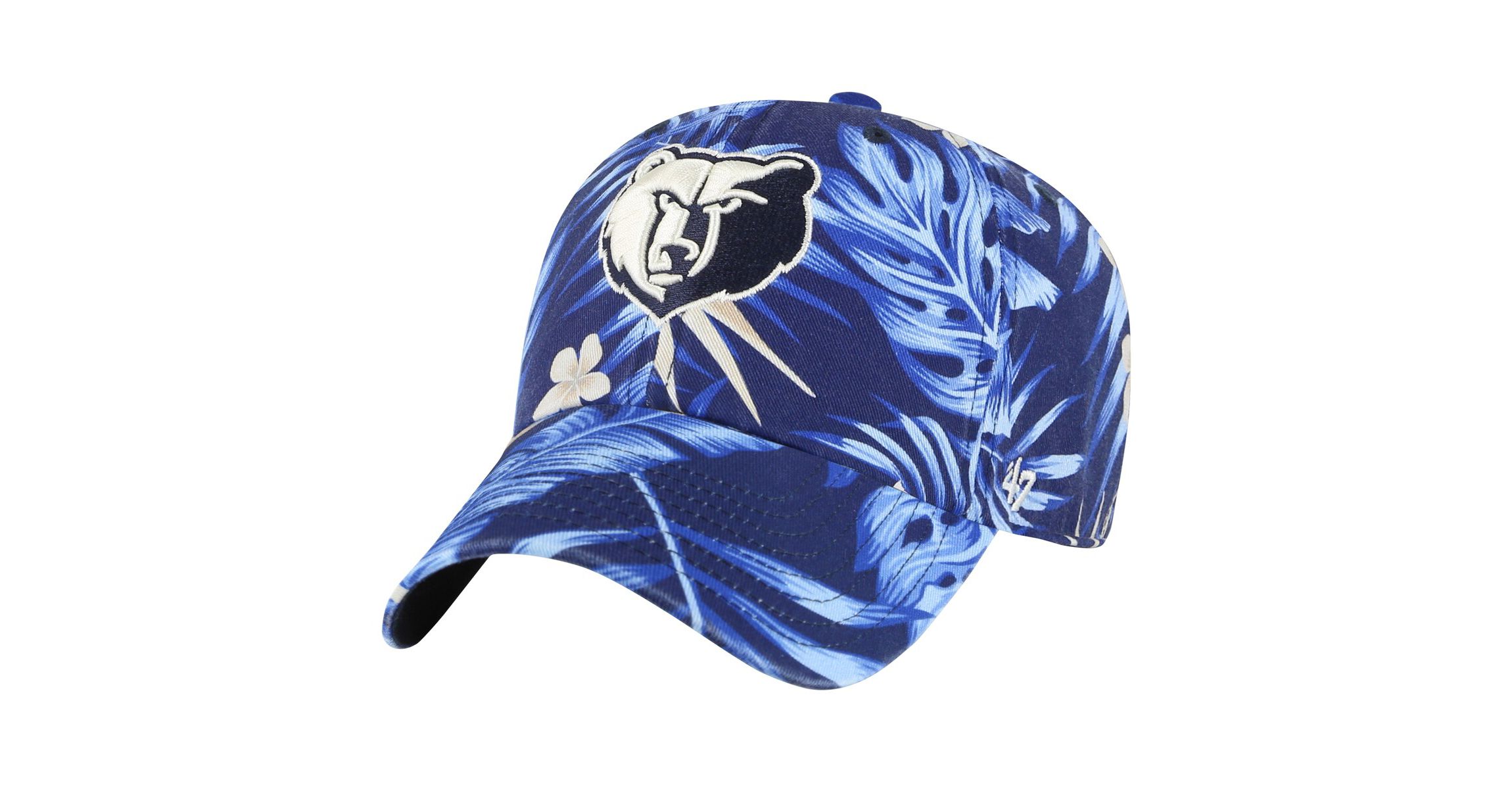 NBA Memphis Grizzlies Tropicalia Floral Clean Up Adjustable Hat