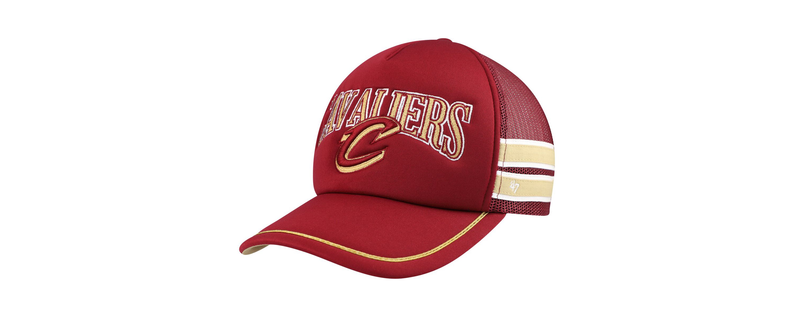 NBA Cleveland Cavaliers Sidebrand Stripes Trucker Adjustable Hat