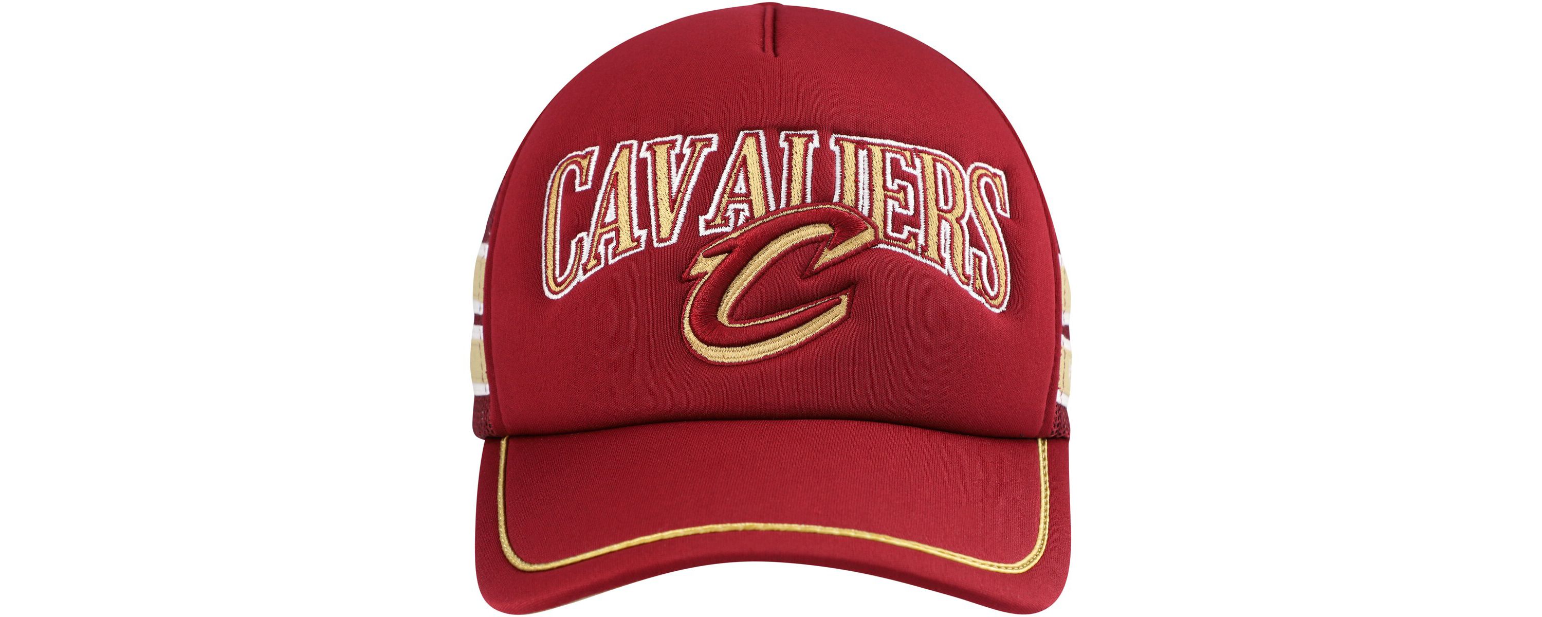 NBA Cleveland Cavaliers Sidebrand Stripes Trucker Adjustable Hat