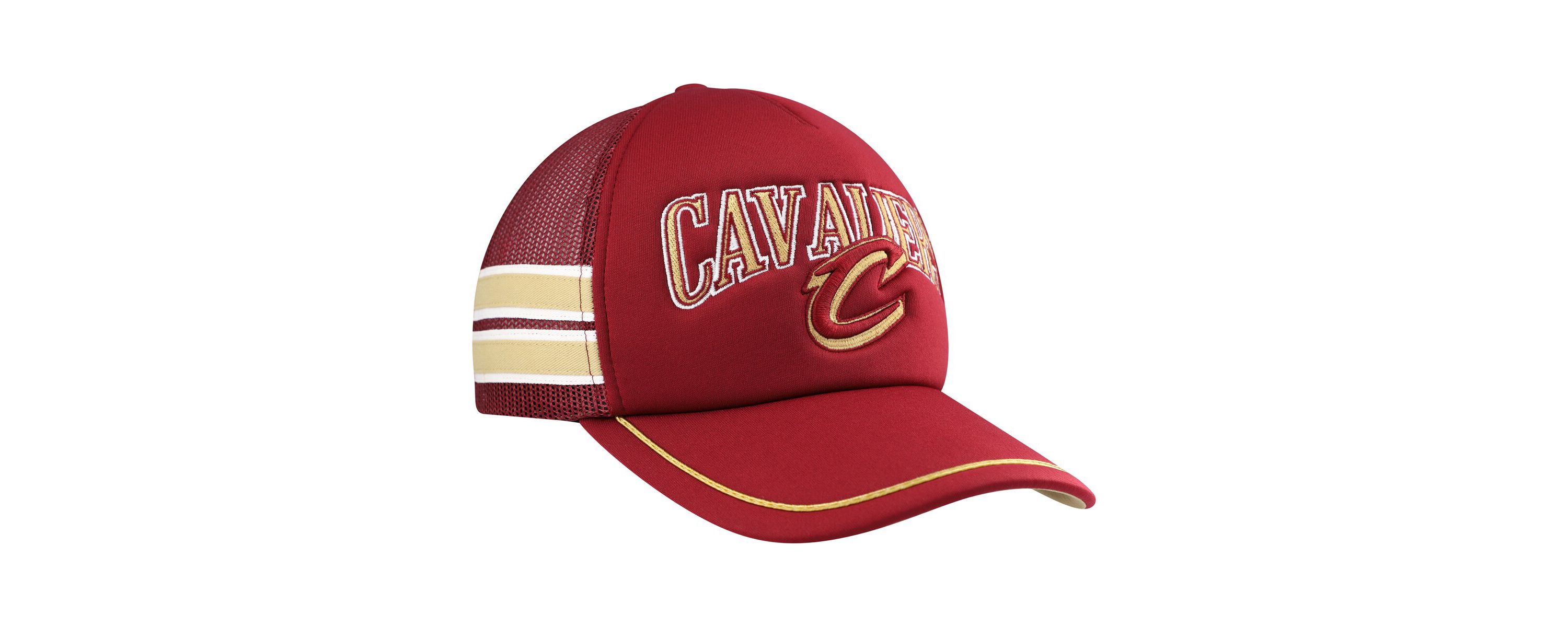 NBA Cleveland Cavaliers Sidebrand Stripes Trucker Adjustable Hat