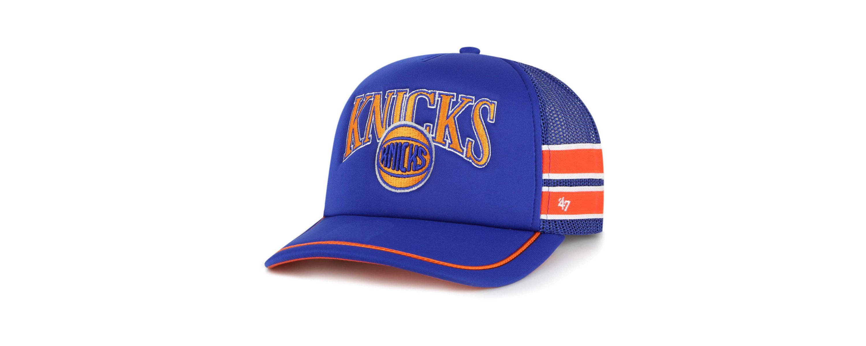 NBA New York Knicks Sidebrand Stripes Trucker Adjustable Hat