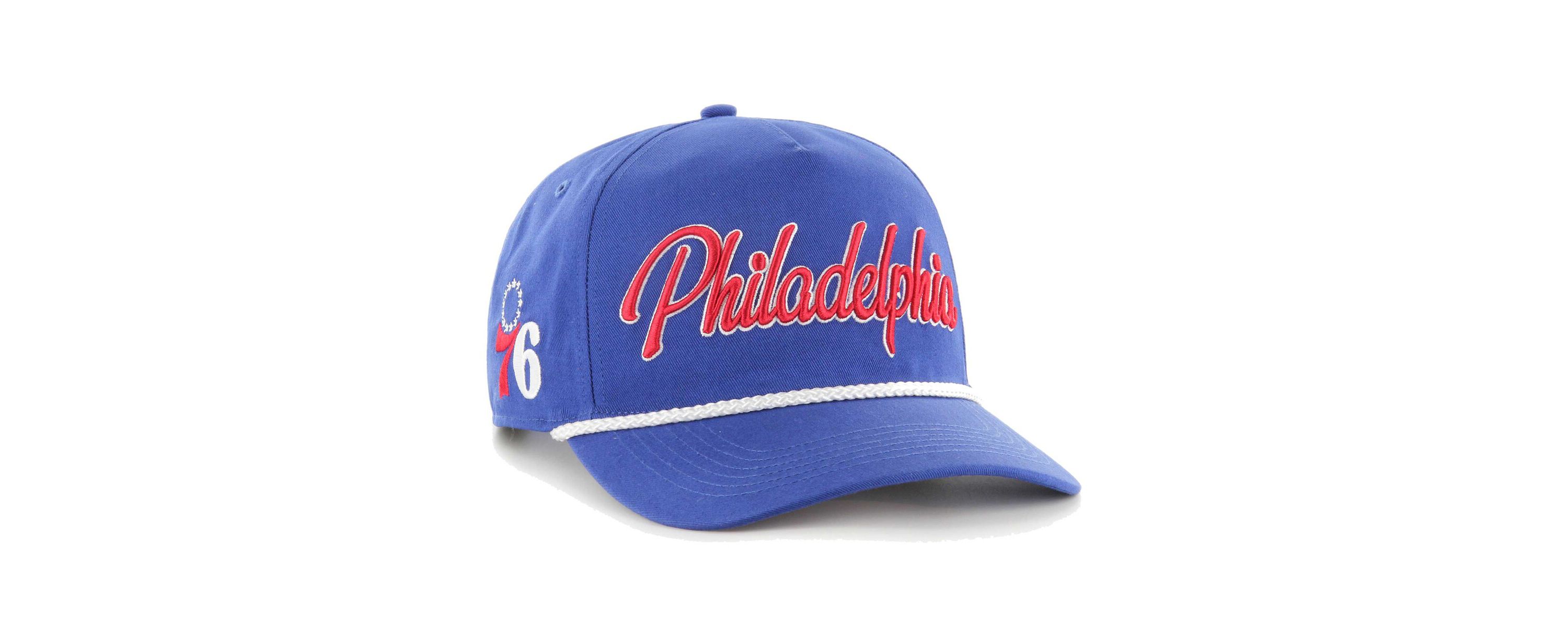 NBA Philadelphia 76ers Overhand Logo Hitch Adjustable Hat