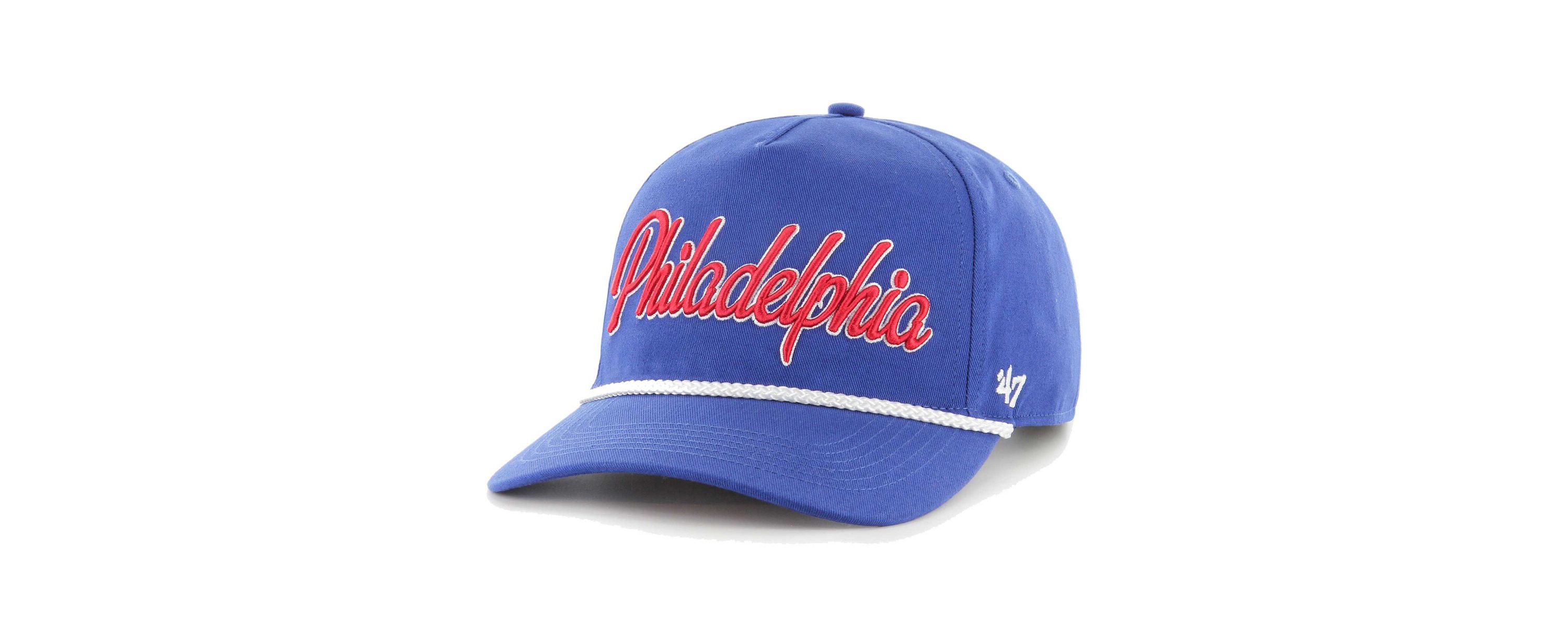 NBA Philadelphia 76ers Overhand Logo Hitch Adjustable Hat