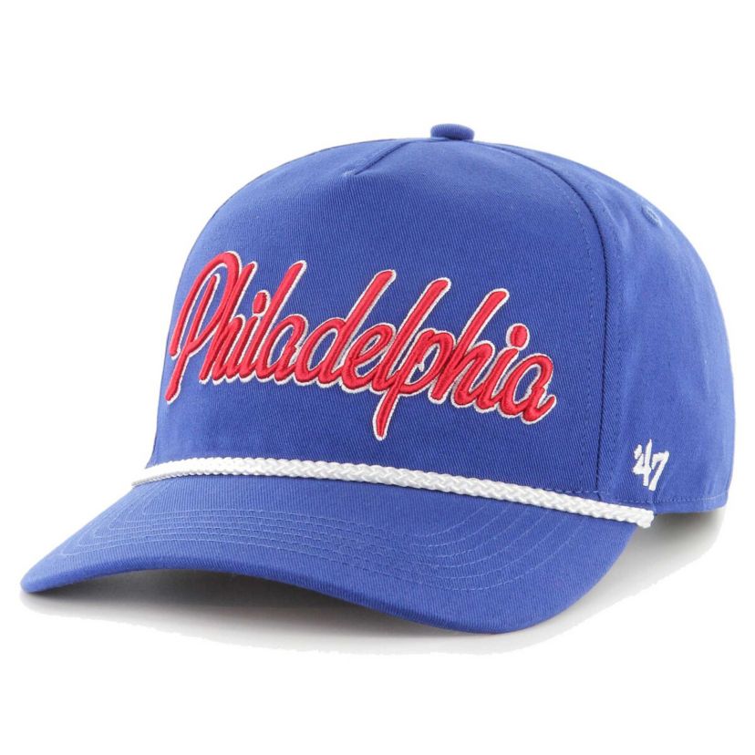 NBA Philadelphia 76ers Overhand Logo Hitch Adjustable Hat
