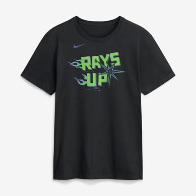 Men's MLB Nike Tampa Bay Rays Local T-Shirt, Black, 2XL