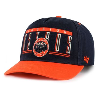 '47 Men's MLB Houston Astros Double Headed Baseline Hitch Adjustable Hat, Navy Blue