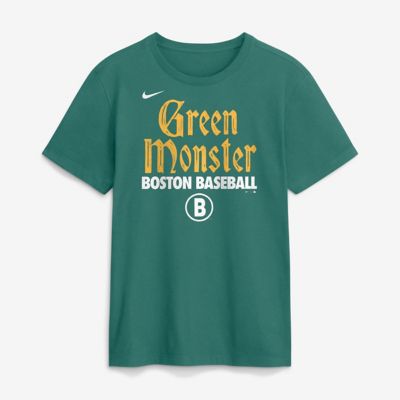 Men's Boston Red Sox MLB Nike Boston Sox City Connect Handwriting Club T-Shirt, Green, 2XL