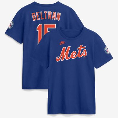 Men's MLB Nike Carlos Beltran New York Mets National Baseball Hall of Fame Class of 2026 Name & Number T-Shirt