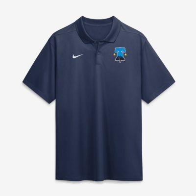 Men's MLB Nike Philadelphia Phillies City Connect Victory Dri-FIT Polo, Navy Blue, XL