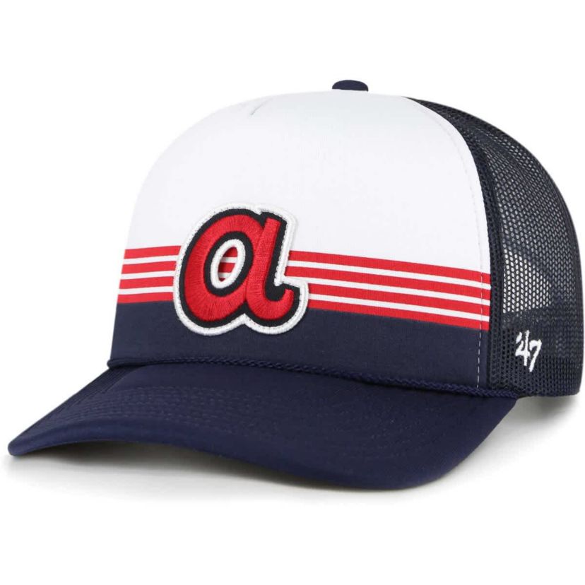 MLB Atlanta Braves Lift Off Foam Front Mesh Trucker Adjustable Hat