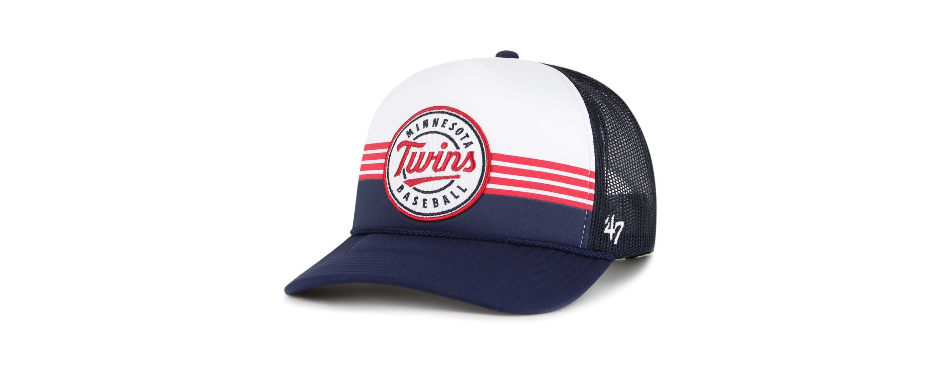 MLB Minnesota Twins Lift Off Foam Front Mesh Trucker Adjustable Hat
