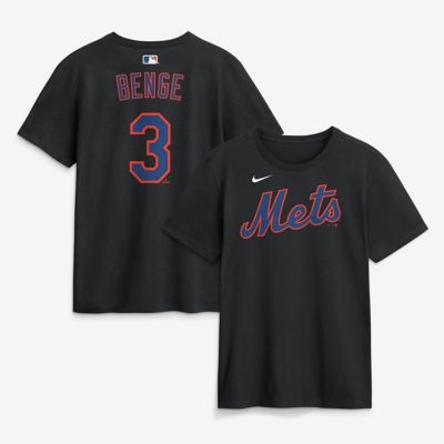 Men's MLB Nike Carson Benge New York Mets Name & Number T-Shirt