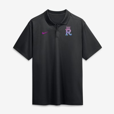 Men's MLB Nike Kansas City Royals City Connect Victory Dri-FIT Polo, Black, 2XL