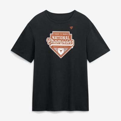 Men's NCAA Fanatics Texas Longhorns 2026 NCAA Softball NCAA World Series Back-to-Back National s T-Shirt