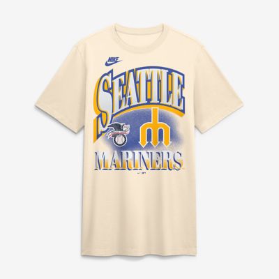 Men's MLB Nike Seattle Mariners Vintage Tri-Blend T-Shirt
