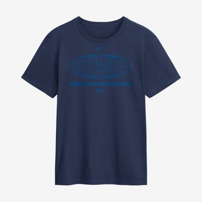 Men's MLB Nike Milwaukee Brewers Tonal Club T-Shirt, Navy Blue, 2XL