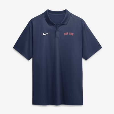 Men's Boston Red Sox MLB Nike Boston Sox Dri-FIT Victory Polo, Navy Blue