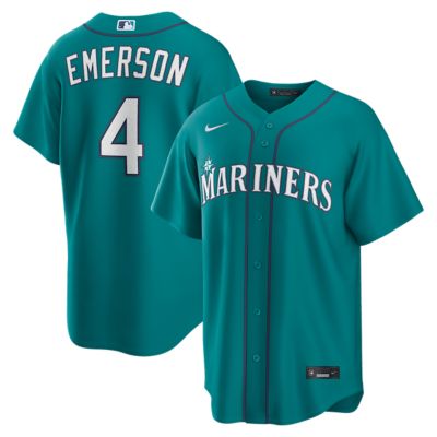 Men's MLB Nike Colt Emerson Seattle Mariners Alternate Replica Jersey