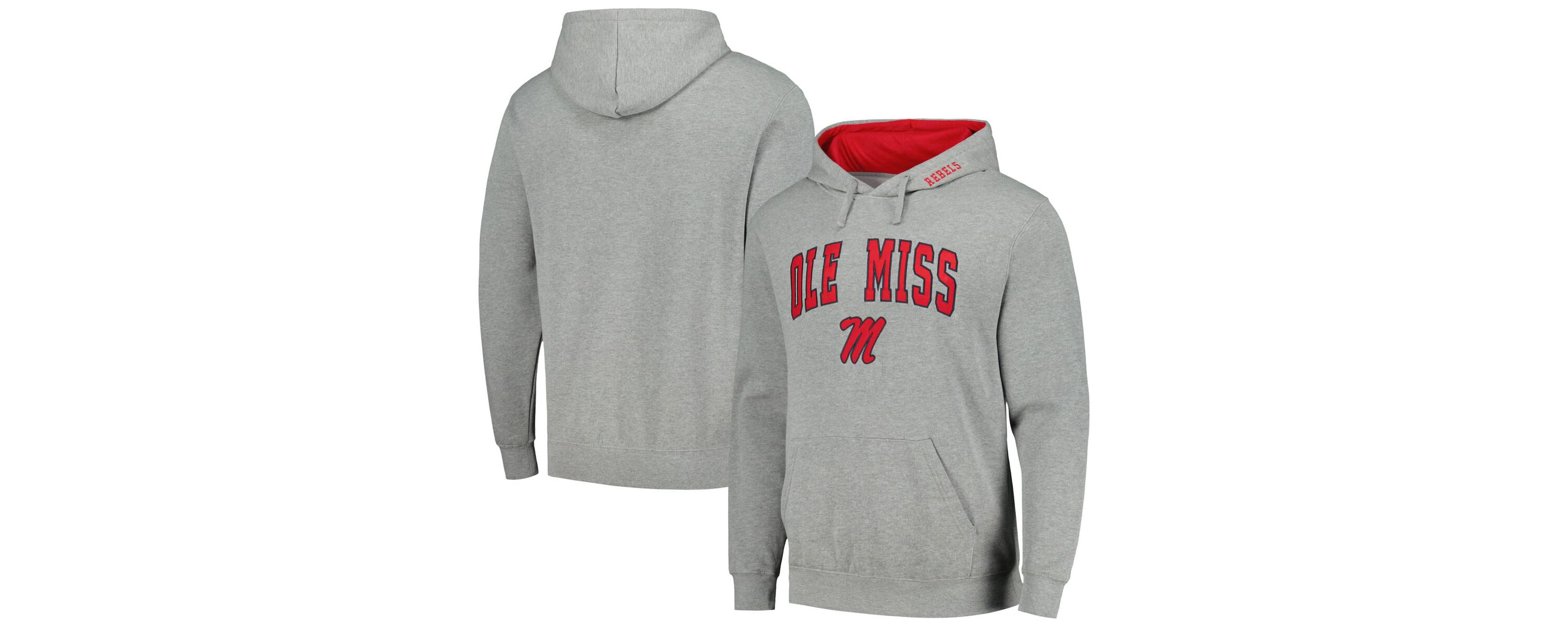 NCAA Ole Miss Rebels Arch & Logo 3.0 Pullover Hoodie