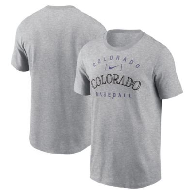 Men's MLB Nike Colorado Rockies Home Team Athletic Arch T-Shirt