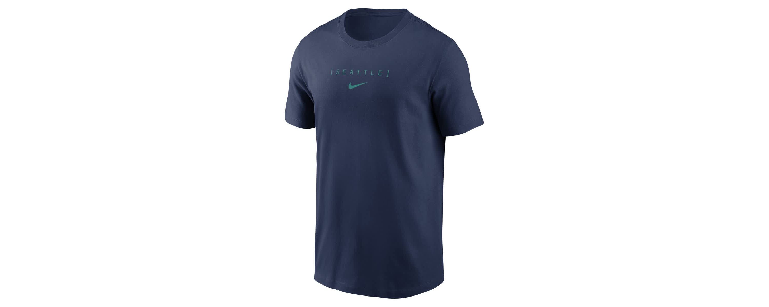 MLB Nike Seattle Mariners Large Logo Back Stack T-Shirt