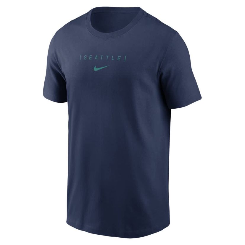 MLB Nike Seattle Mariners Large Logo Back Stack T-Shirt