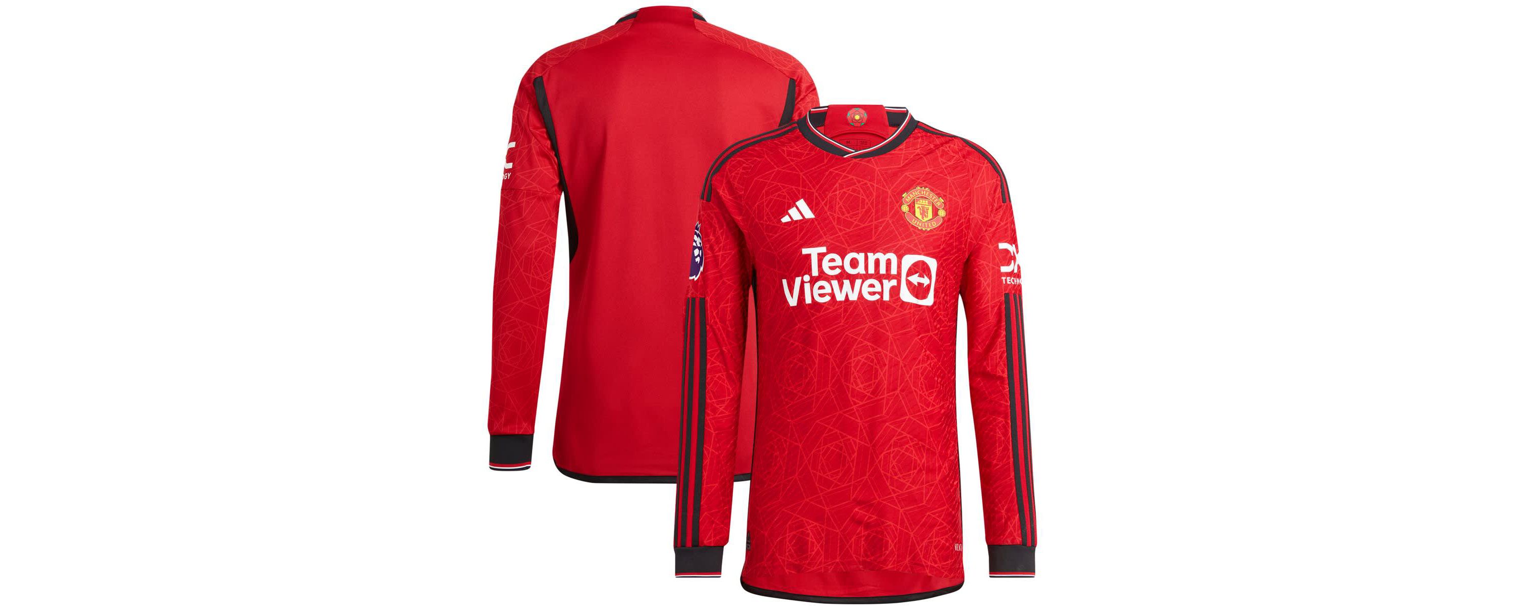 International Clubs Manchester United 2023/24 Home Authentic Long Sleeve Jersey