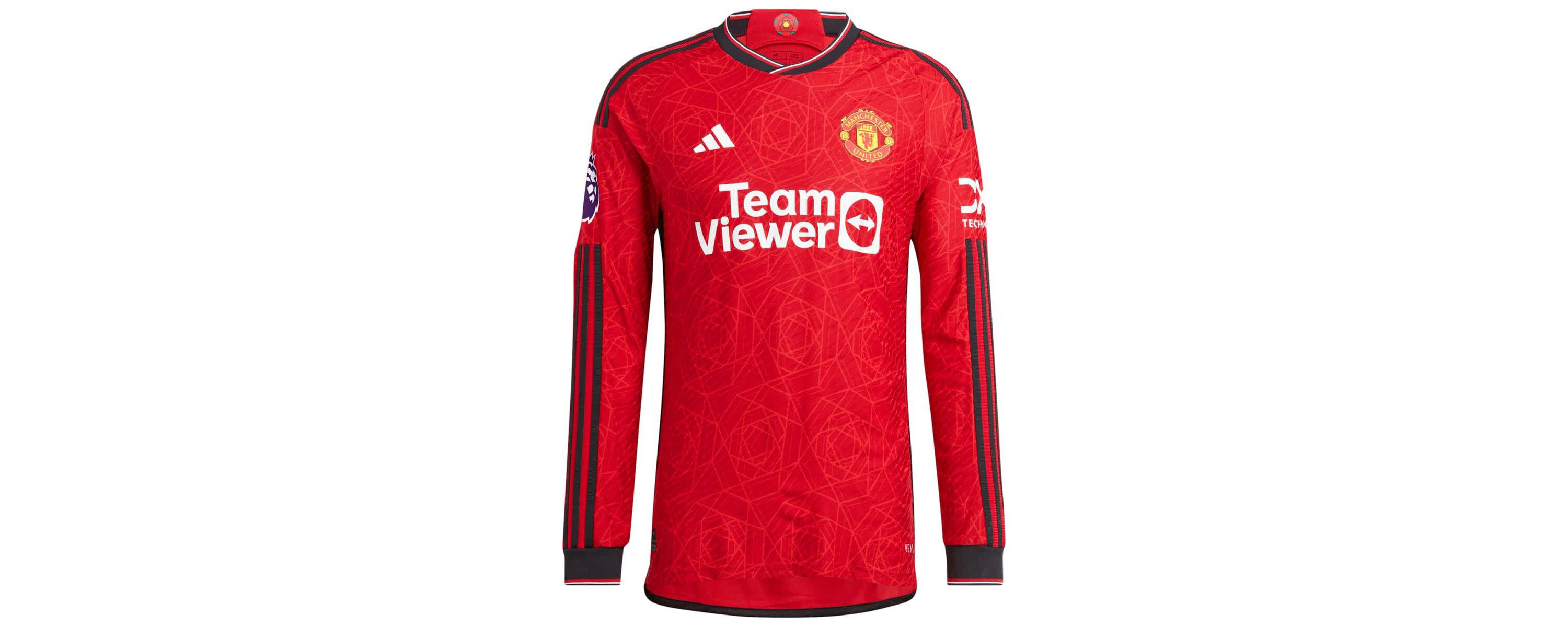 International Clubs Manchester United 2023/24 Home Authentic Long Sleeve Jersey