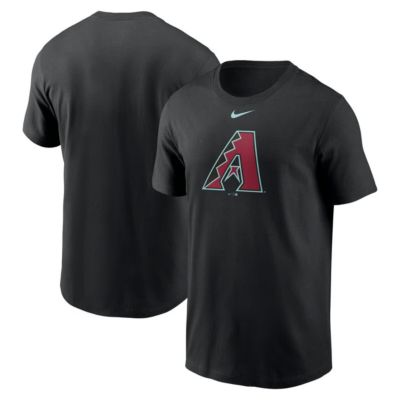 Men's MLB Nike Arizona Diamondbacks Fuse Large Logo T-Shirt, Black, 2XL