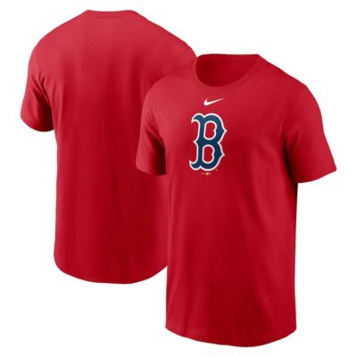 Men's Boston Red Sox MLB Nike Boston Sox Fuse Large Logo T-Shirt
