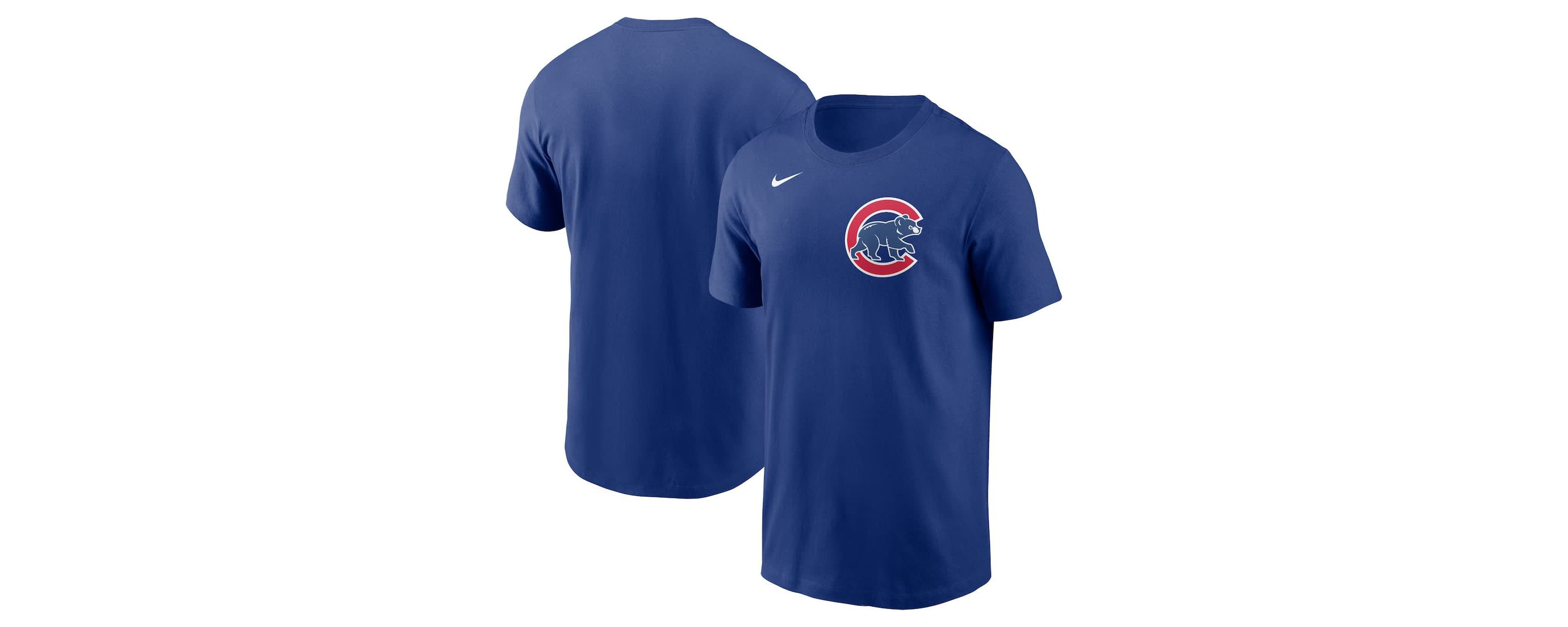 MLB Nike Chicago Cubs Fuse Wordmark T-Shirt