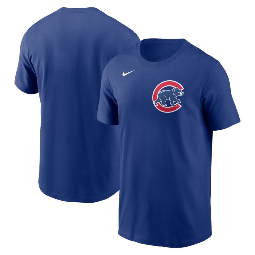 MLB Nike Chicago Cubs Fuse Wordmark T-Shirt