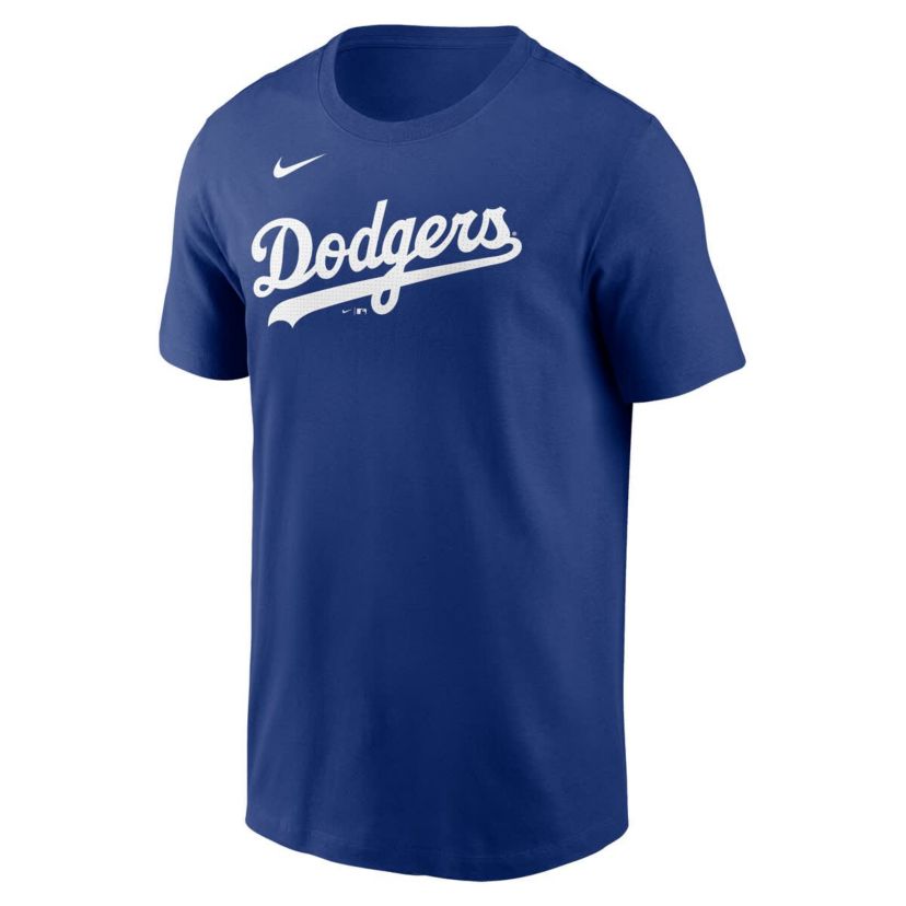 MLB Nike Los Angeles Dodgers Fuse Wordmark T-Shirt