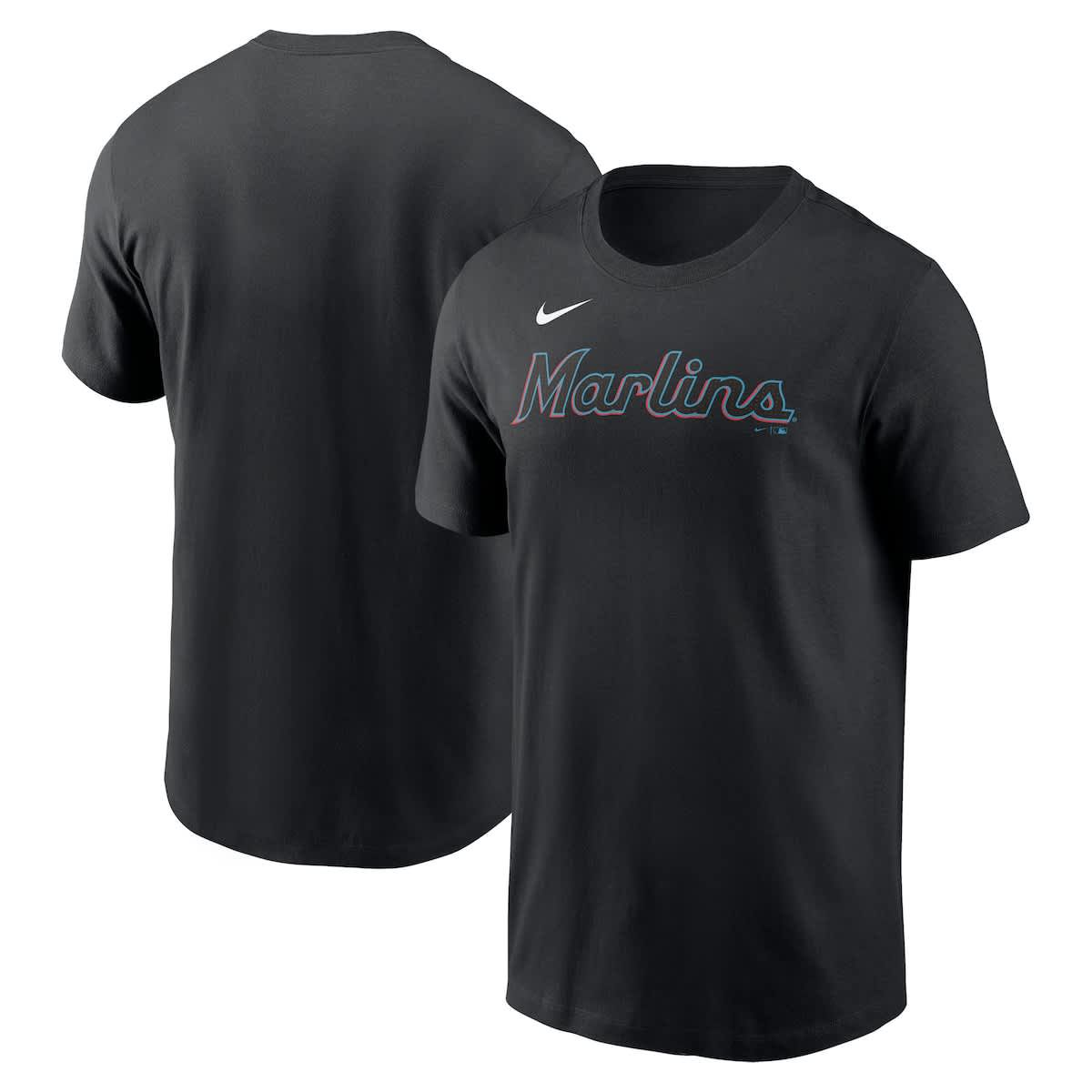 MLB Nike Miami Marlins Fuse Wordmark T-Shirt