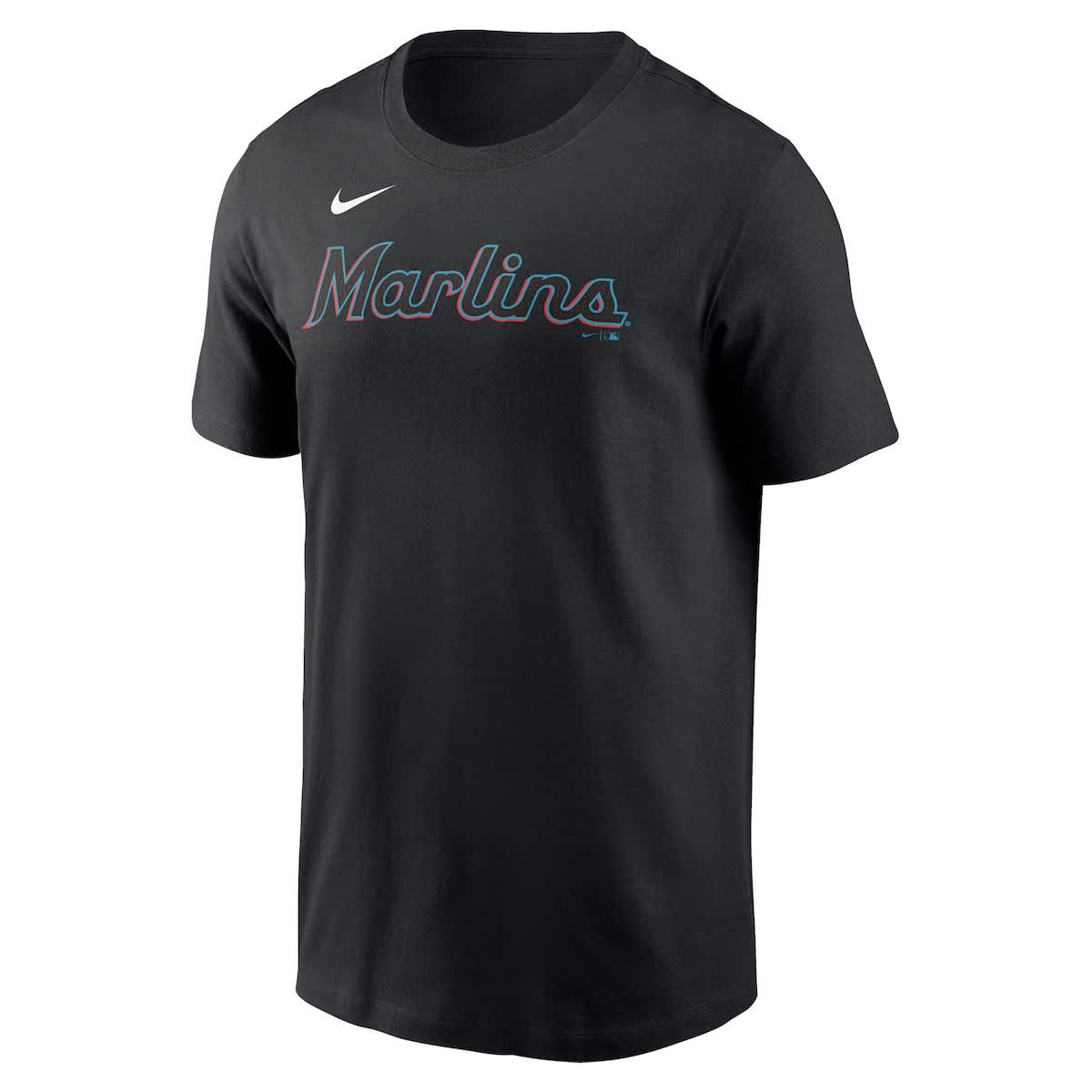 MLB Nike Miami Marlins Fuse Wordmark T-Shirt