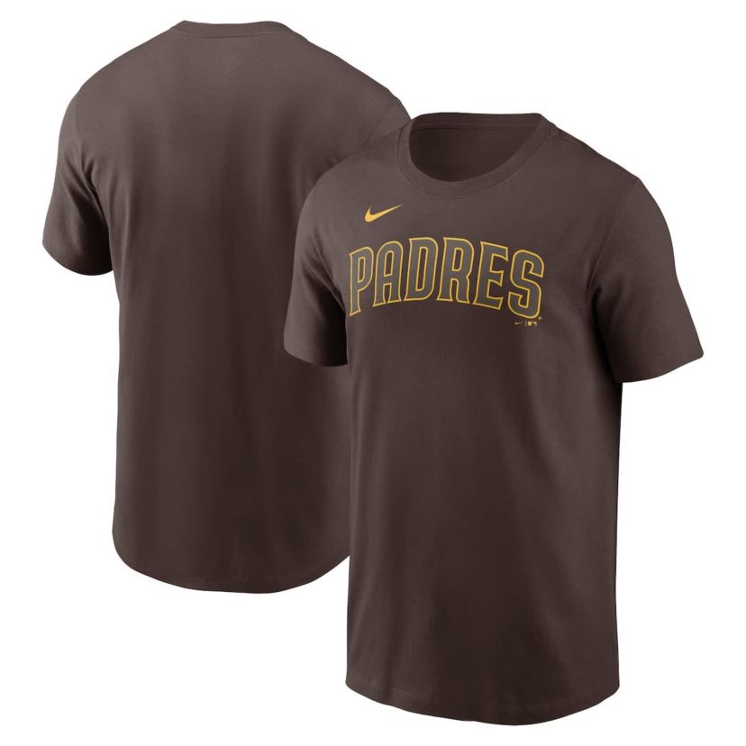 MLB Nike San Diego Padres Fuse Wordmark T-Shirt