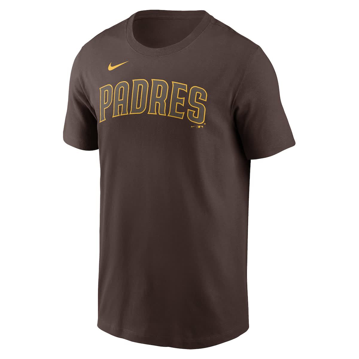 MLB Nike San Diego Padres Fuse Wordmark T-Shirt