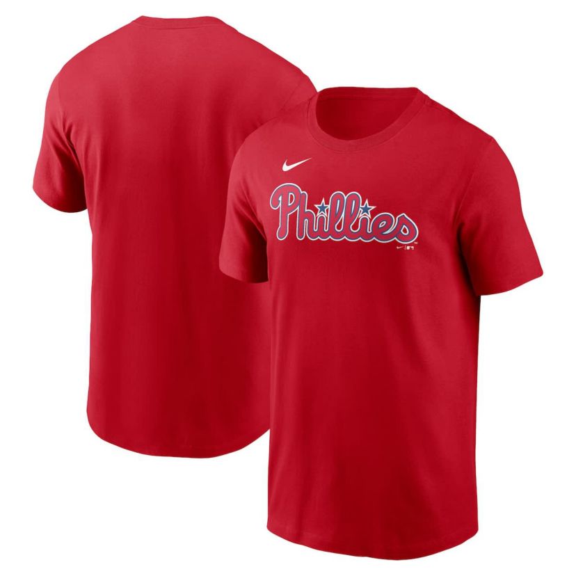 MLB Nike Philadelphia Phillies Fuse Wordmark T-Shirt