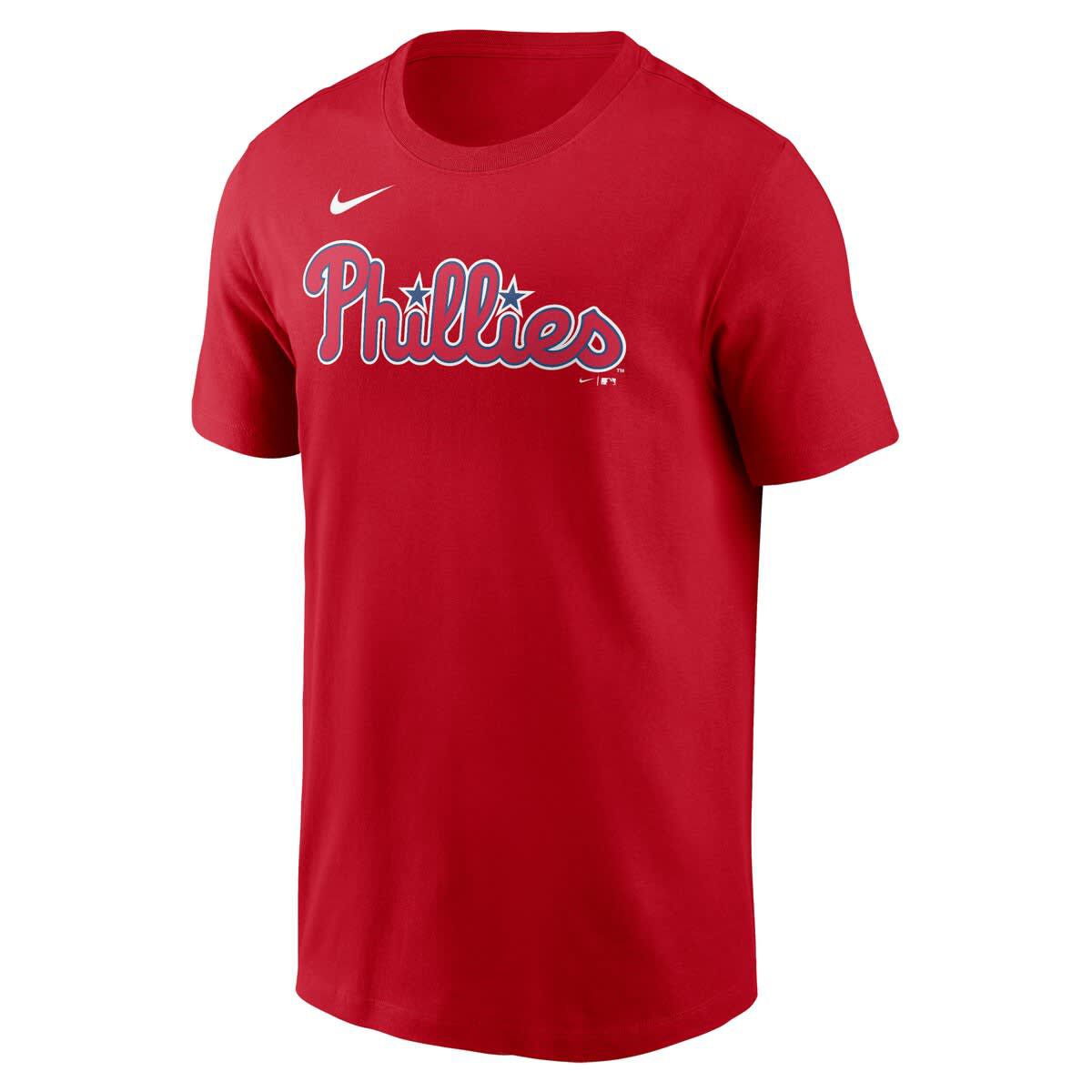 MLB Nike Philadelphia Phillies Fuse Wordmark T-Shirt