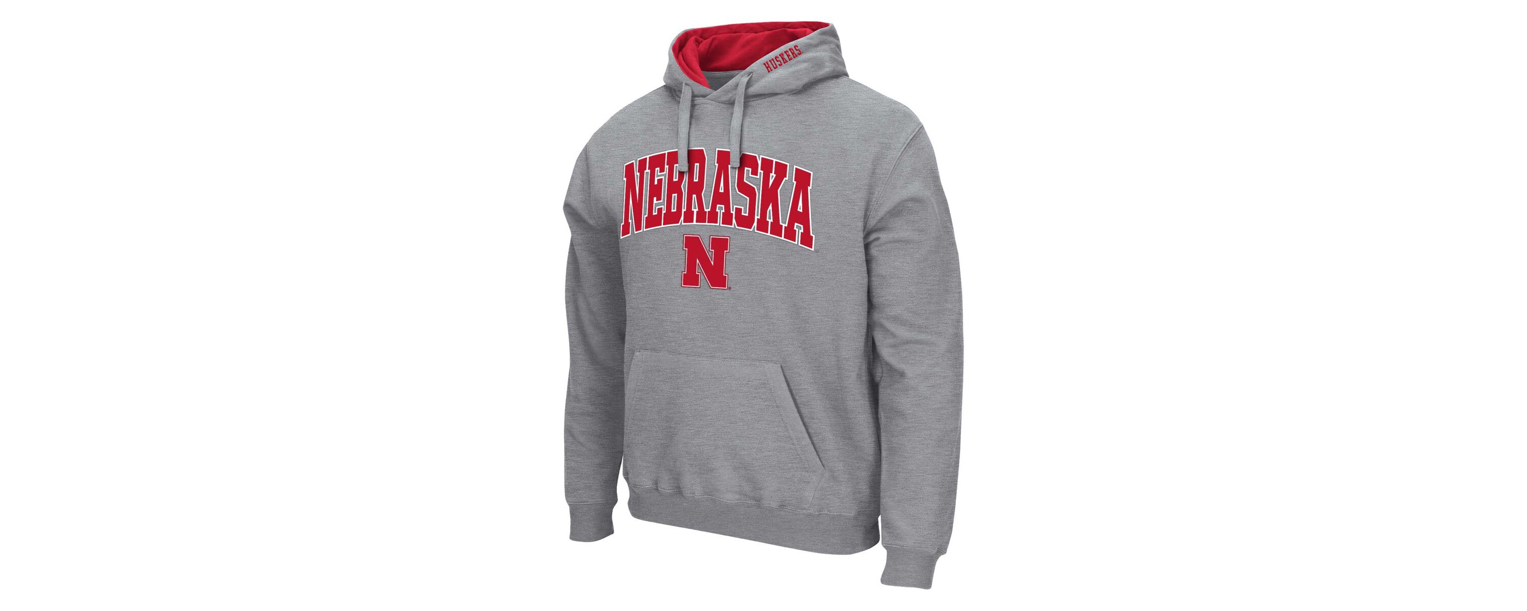 NCAA Nebraska Huskers Arch & Logo 3.0 Pullover Hoodie