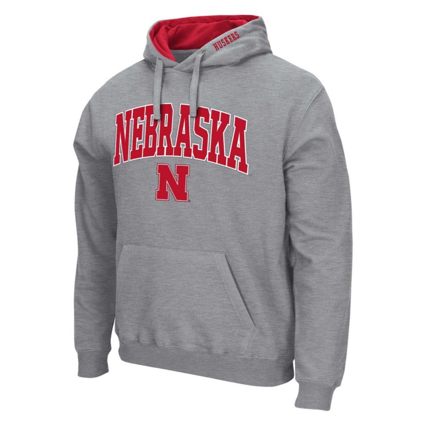 NCAA Nebraska Huskers Arch & Logo 3.0 Pullover Hoodie