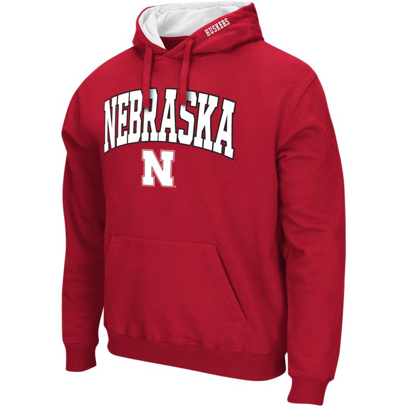 NCAA Nebraska Huskers Arch & Logo 3.0 Pullover Hoodie