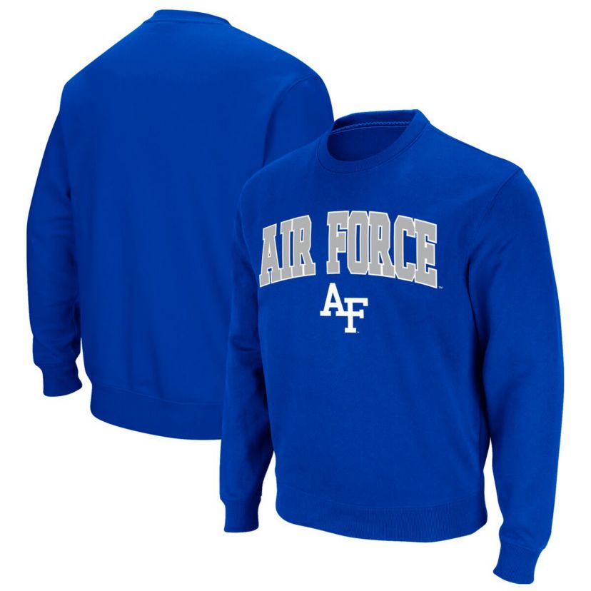 NCAA Air Force Falcons Arch & Logo Pullover Sweatshirt