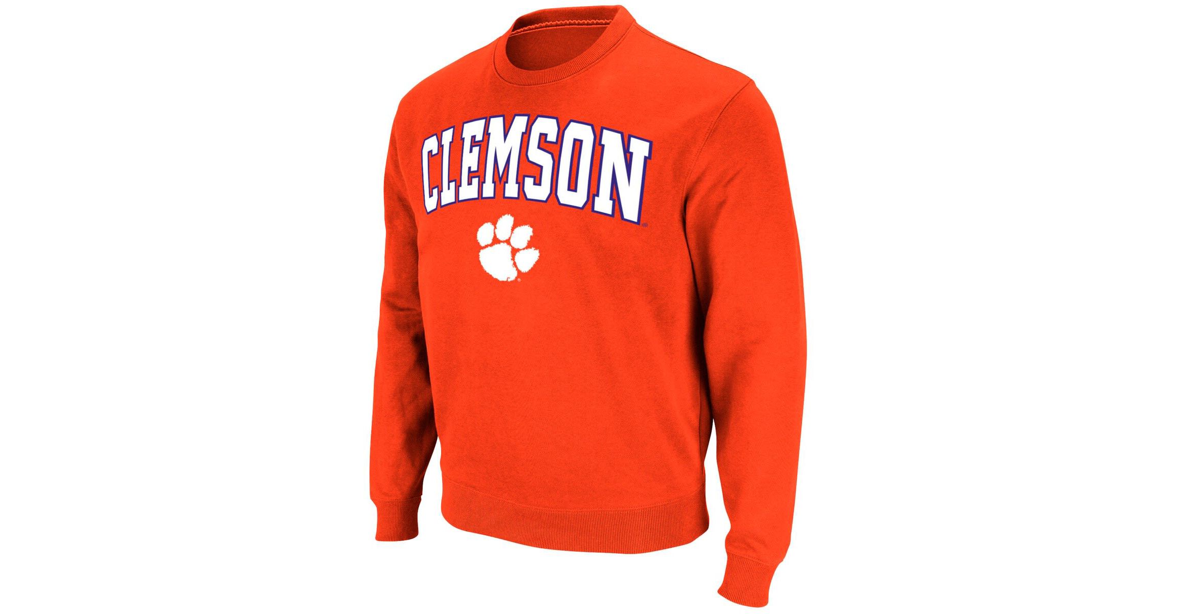 NCAA Clemson Tigers Arch & Logo Pullover Sweatshirt