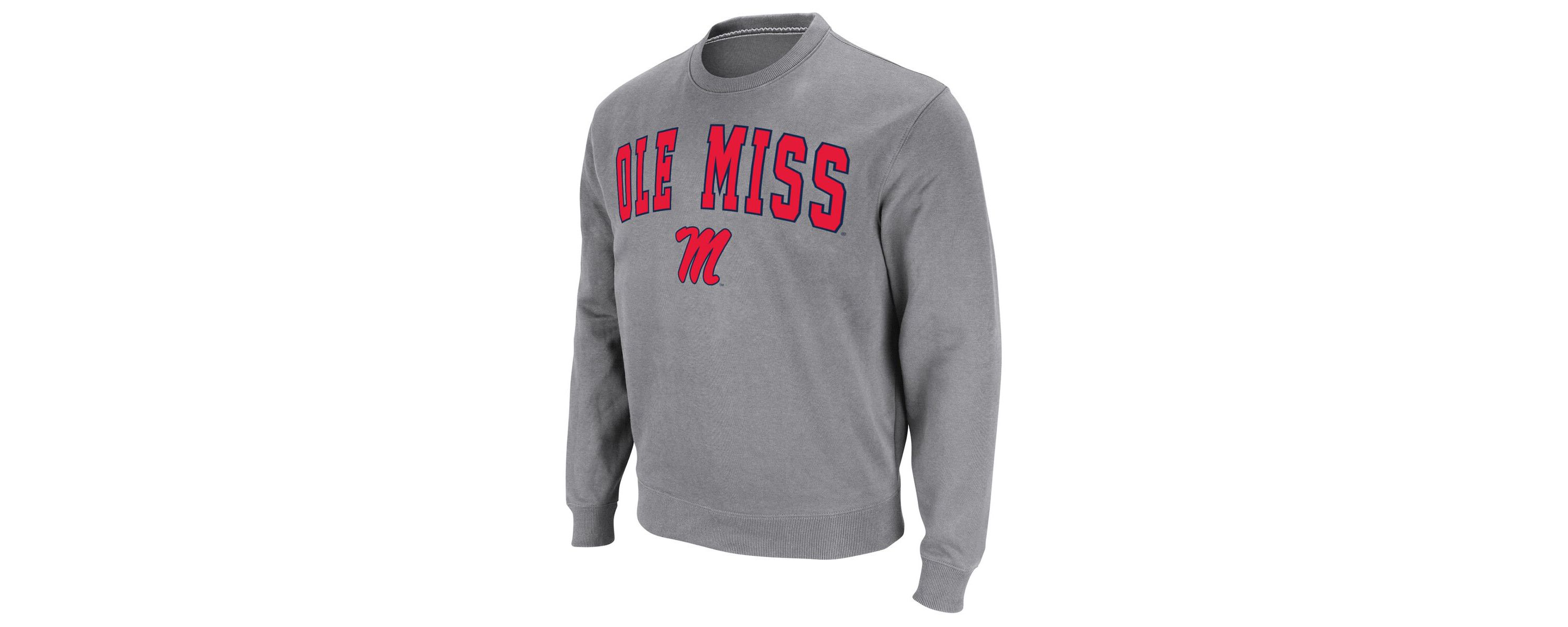 NCAA Ole Miss Rebels Arch & Logo Pullover Sweatshirt