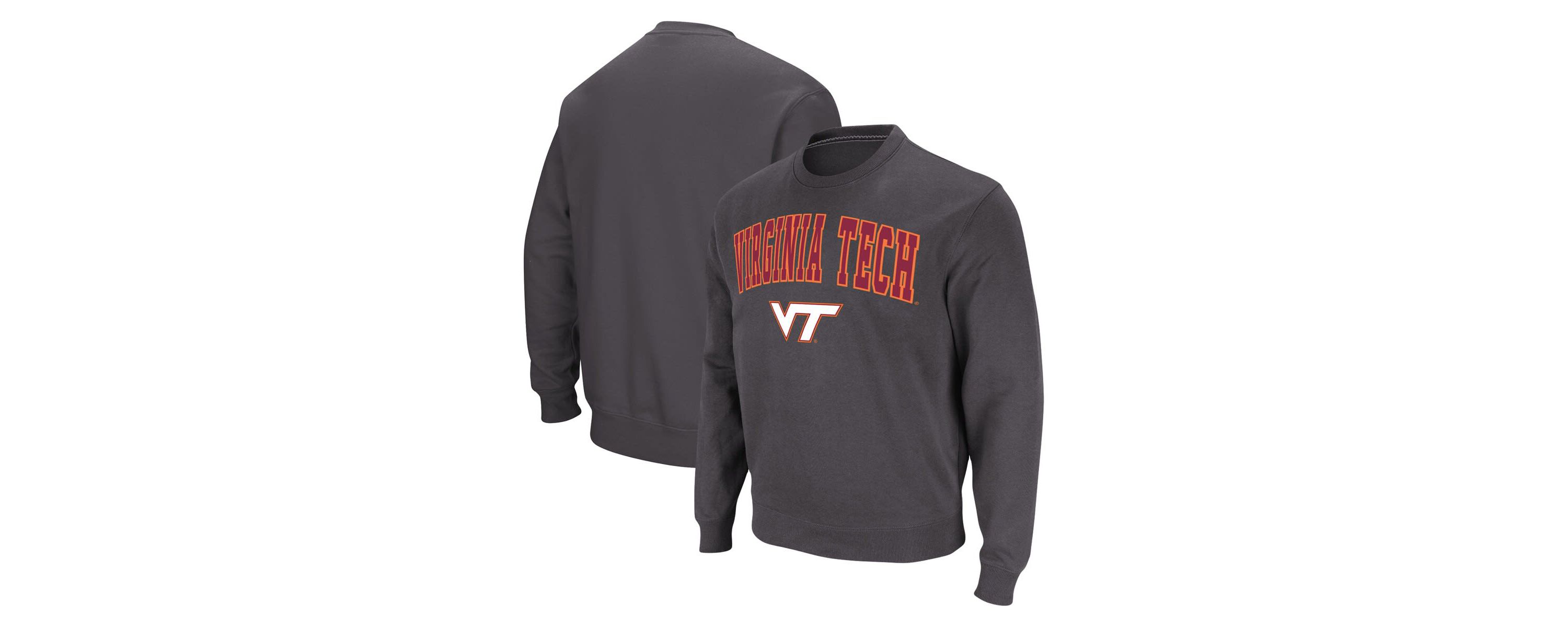 NCAA Virginia Tech Hokies Arch & Logo Pullover Sweatshirt