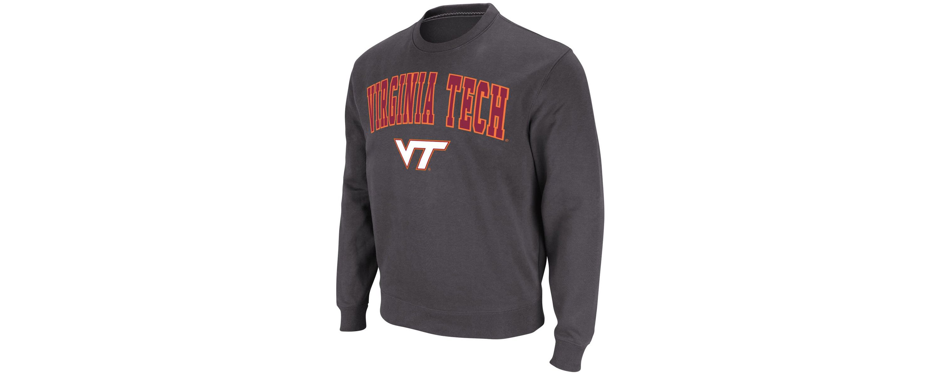 NCAA Virginia Tech Hokies Arch & Logo Pullover Sweatshirt