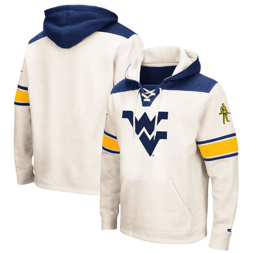 NCAA West Virginia Mountaineers 2.0 Lace-Up Pullover Hoodie