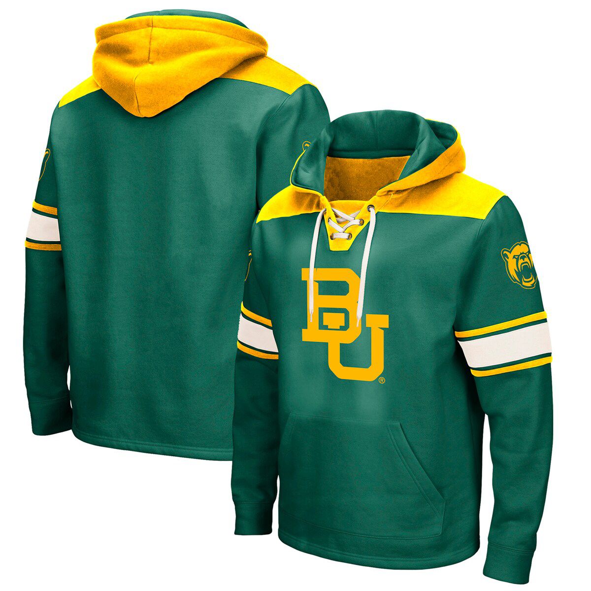 NCAA Baylor Bears 2.0 Lace-Up Pullover Hoodie